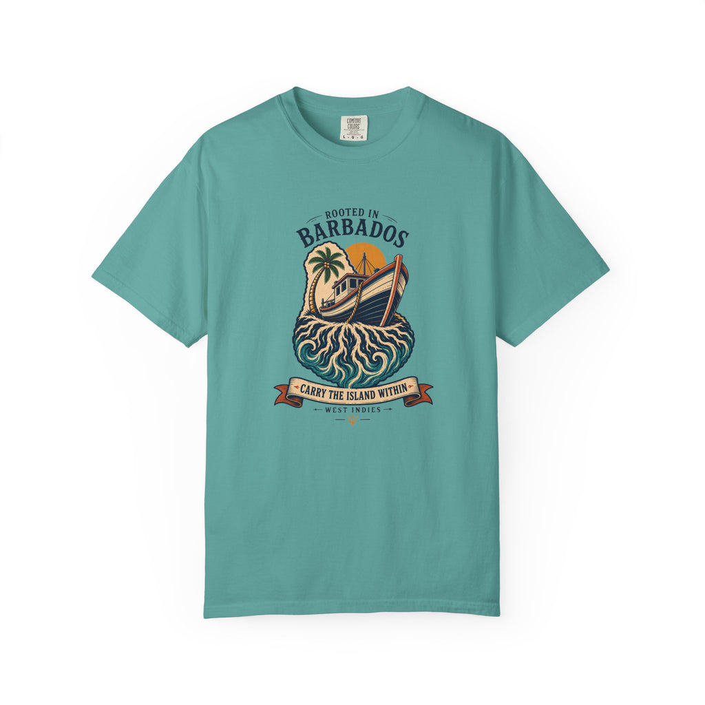 Rooted In Barbados Crest T-Shirt
