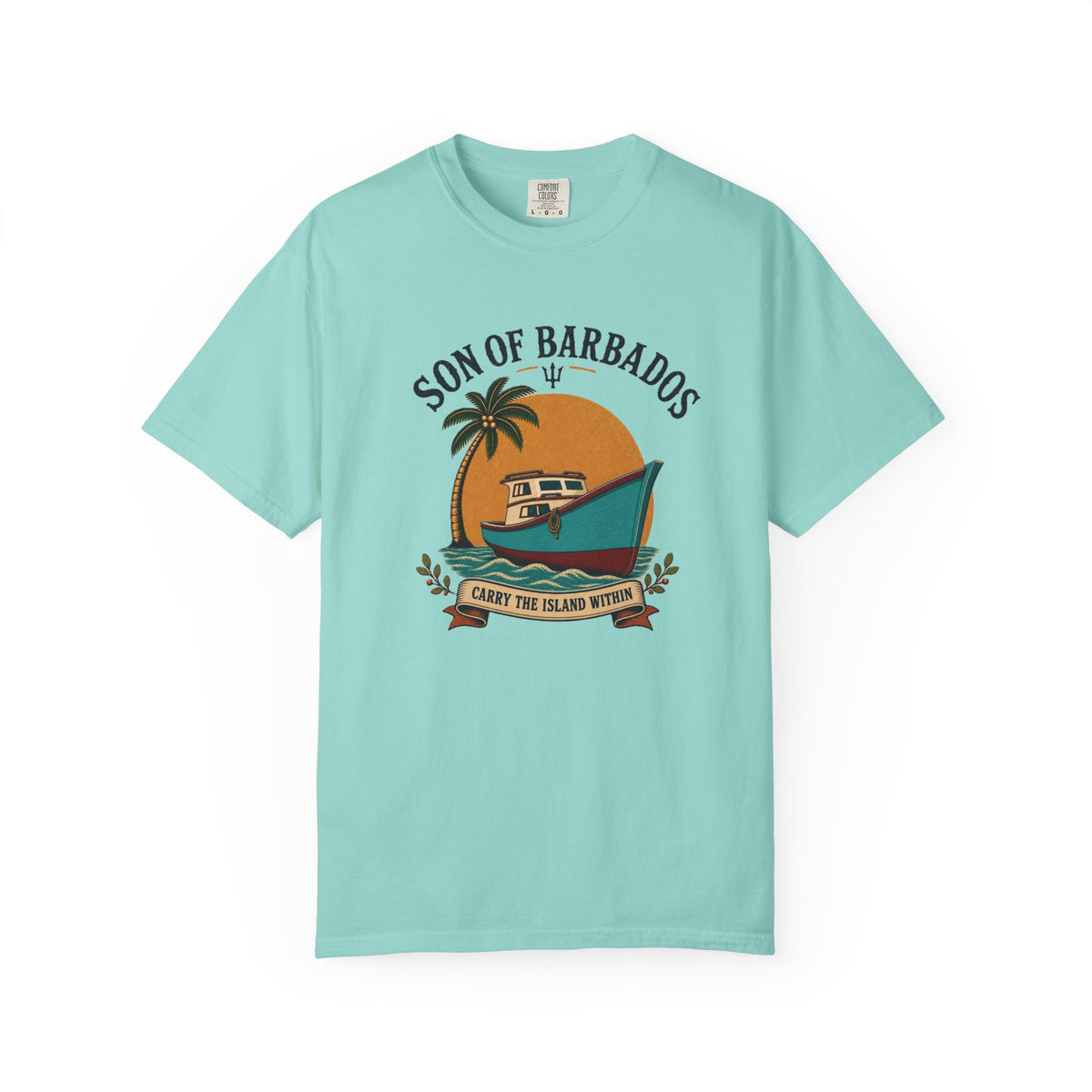 Son of Barbados Fishing Boat T-Shirt