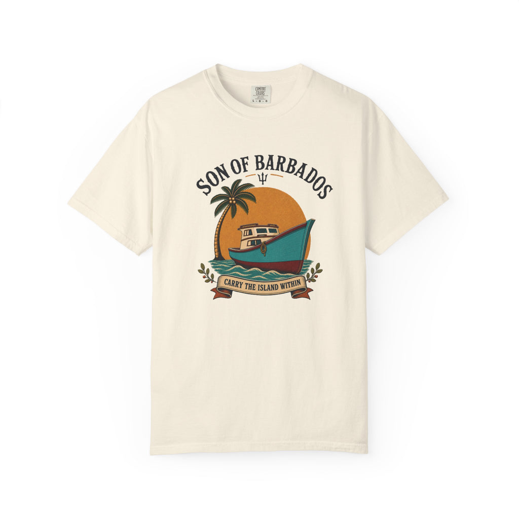 Son of Barbados Fishing Boat T-Shirt