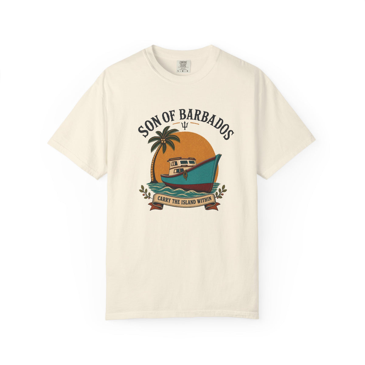 Son of Barbados Fishing Boat T-Shirt