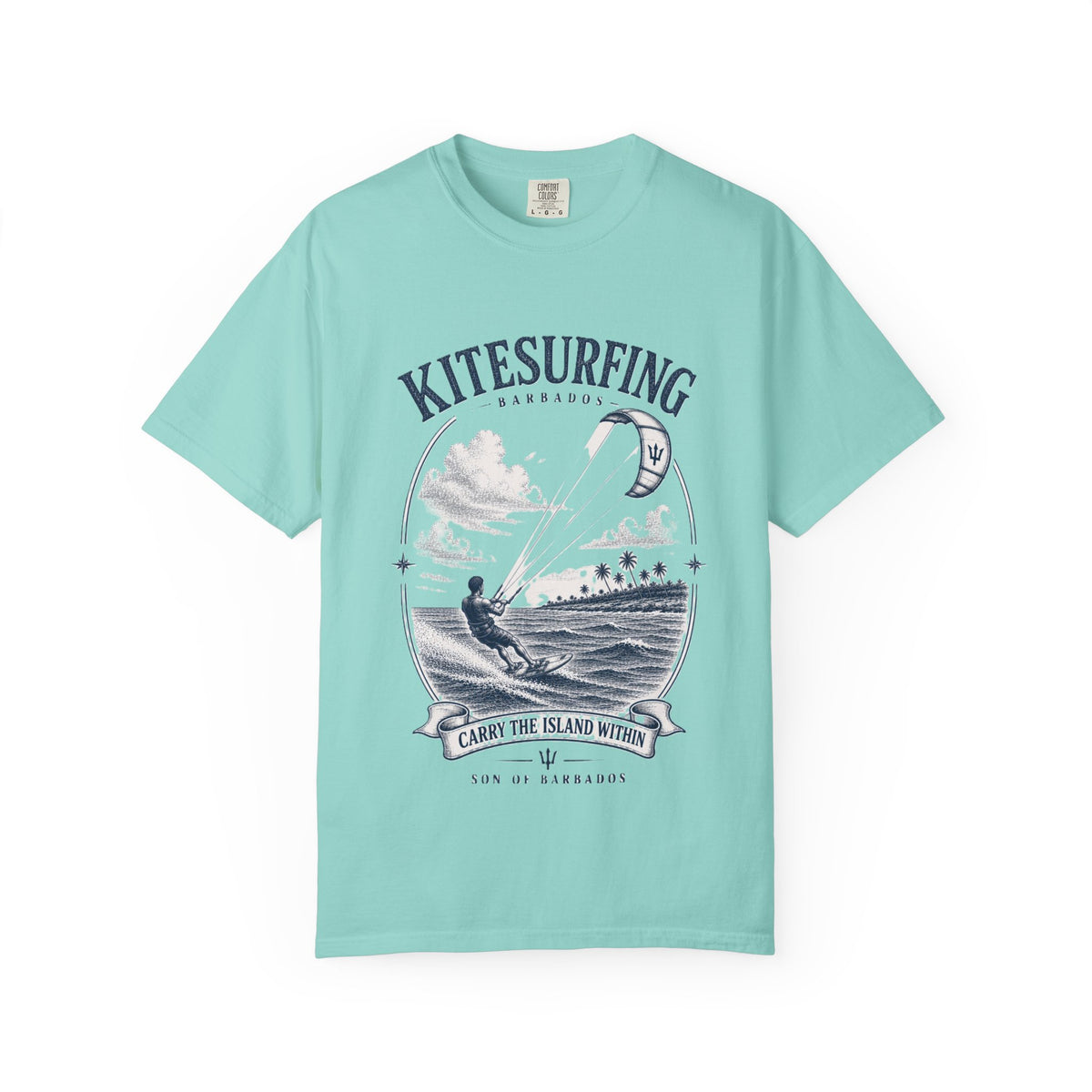 Kitesurfing Island Within  T-Shirt