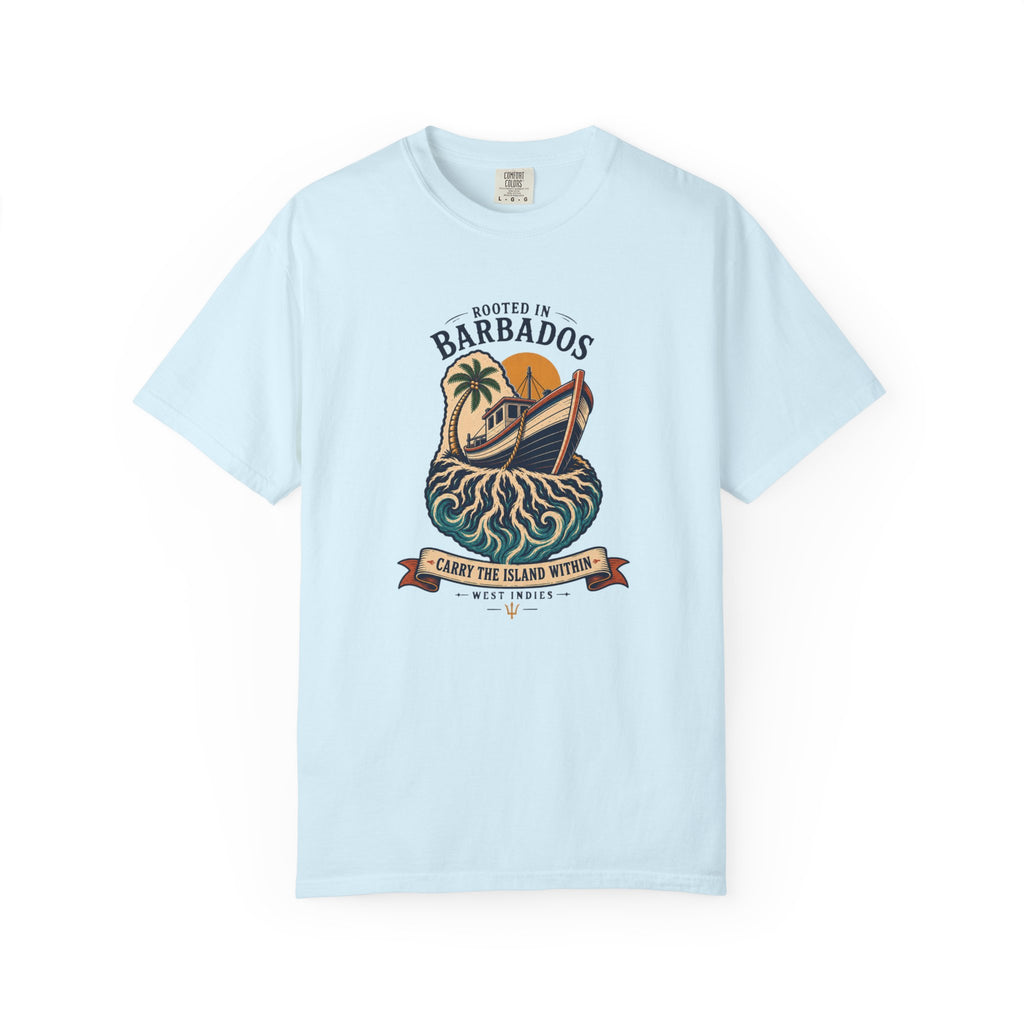 Rooted In Barbados Crest T-Shirt