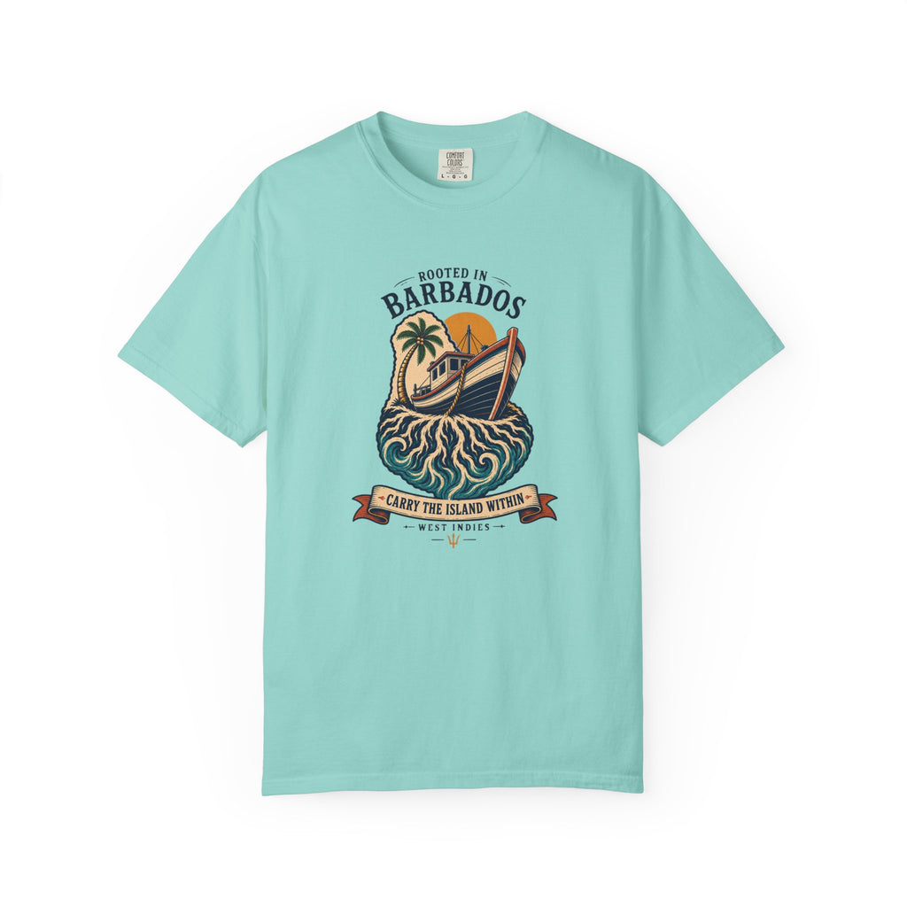 Rooted In Barbados Crest T-Shirt