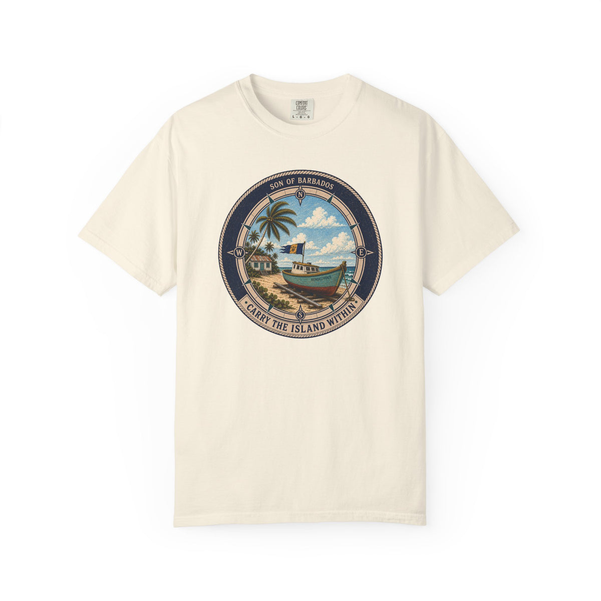 Son Of Barbados Nautical Seal T-shirt