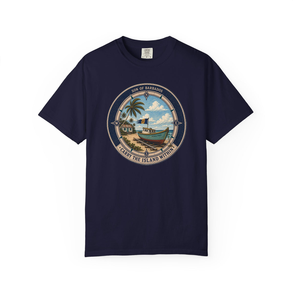 Son Of Barbados Nautical Seal T-shirt