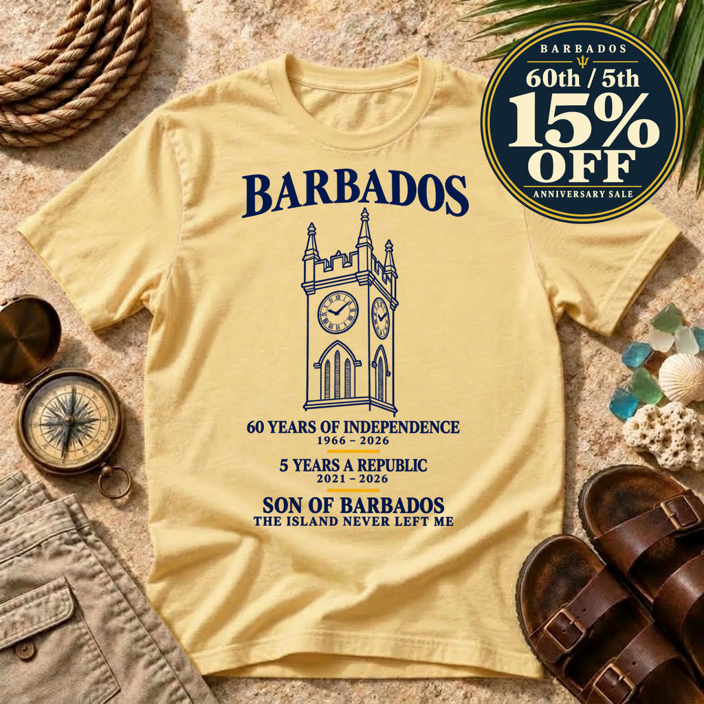 Anniversary Barbados Clock Tower  T-Shirt