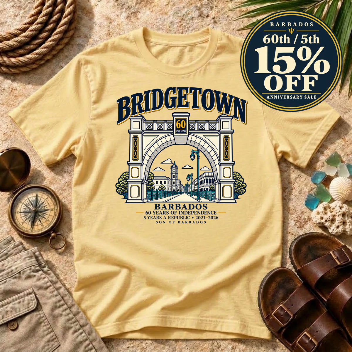 Anniversary Independence Arch  T-Shirt
