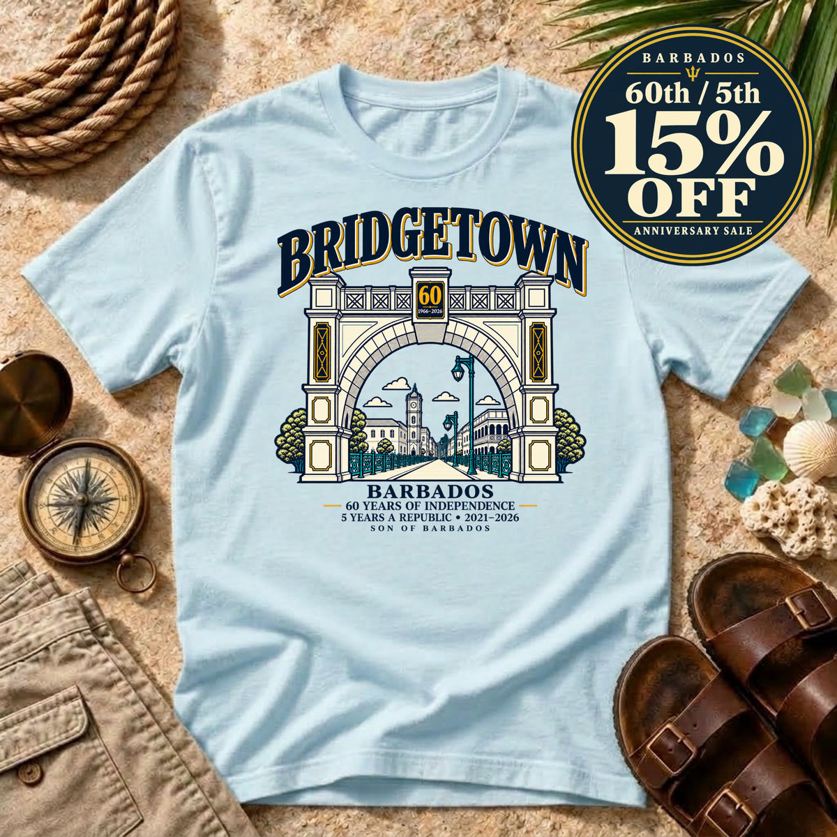 Anniversary Independence Arch  T-Shirt