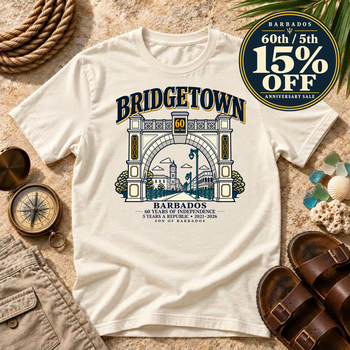 Anniversary Independence Arch  T-Shirt