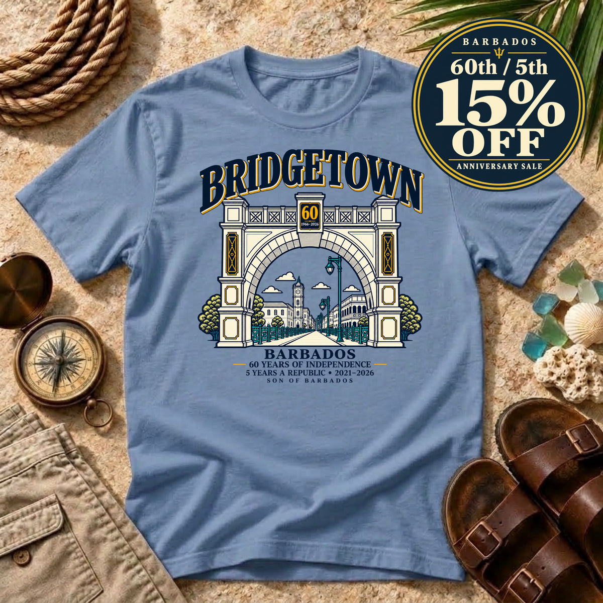 Anniversary Independence Arch  T-Shirt