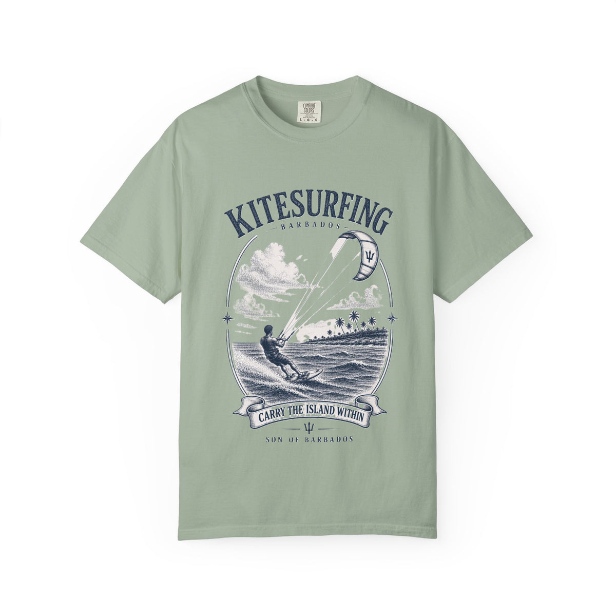Kitesurfing Island Within  T-Shirt
