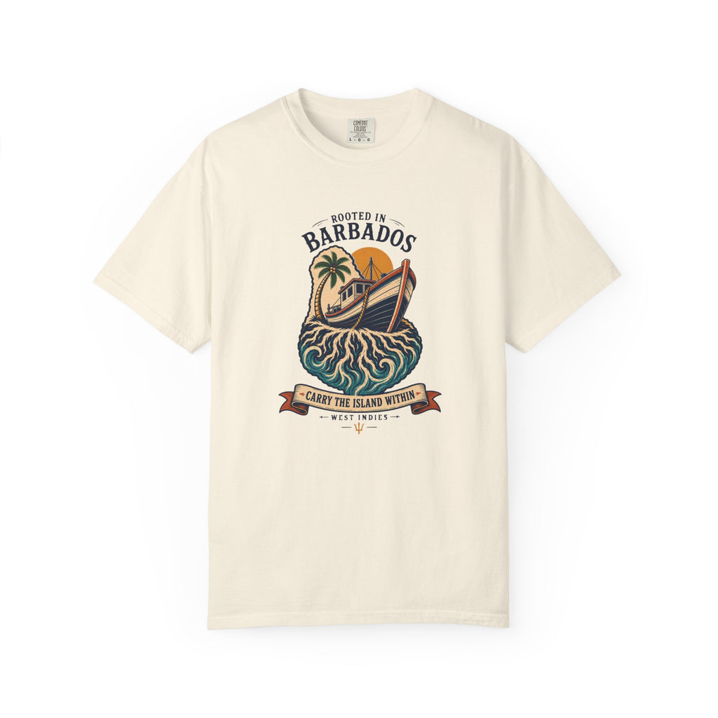 Rooted In Barbados Crest T-Shirt
