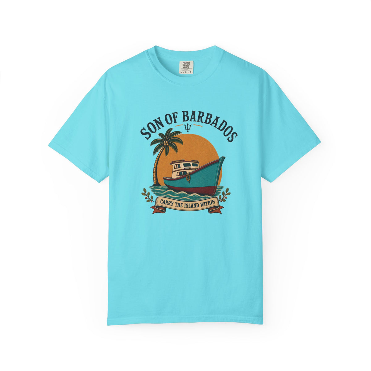 Son of Barbados Fishing Boat T-Shirt