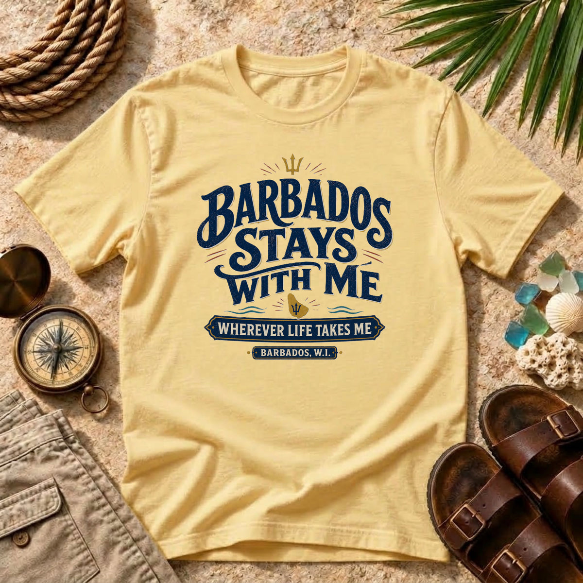 Barbados Stays With Me T-Shirt