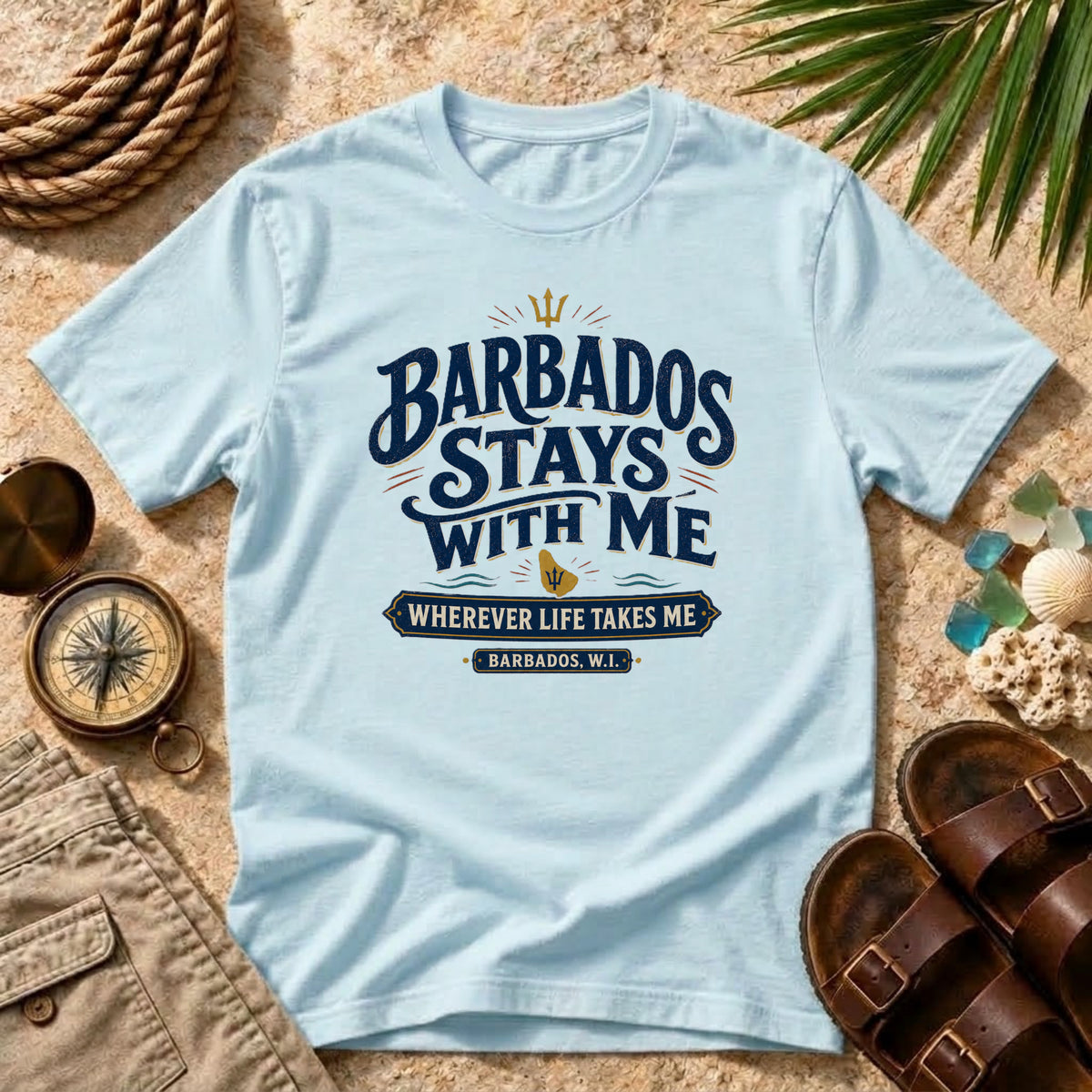 Barbados Stays With Me T-Shirt