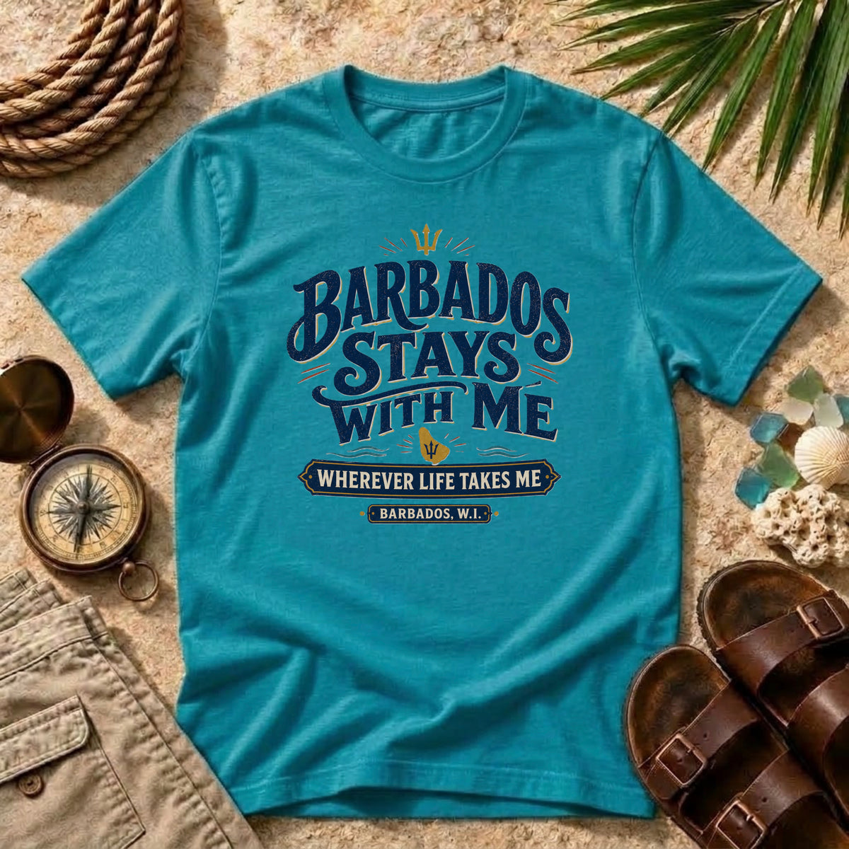 Barbados Stays With Me T-Shirt