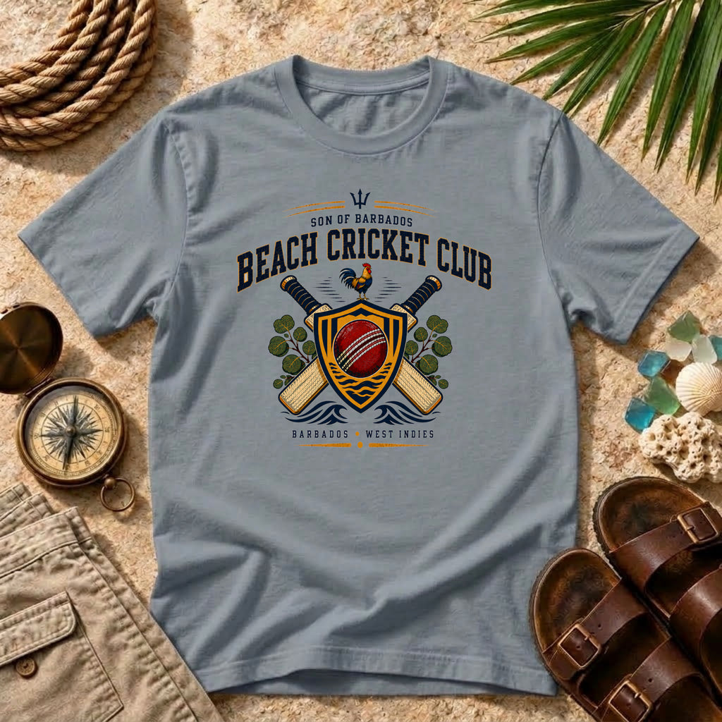 Beach Cricket Club Crest T-Shirt