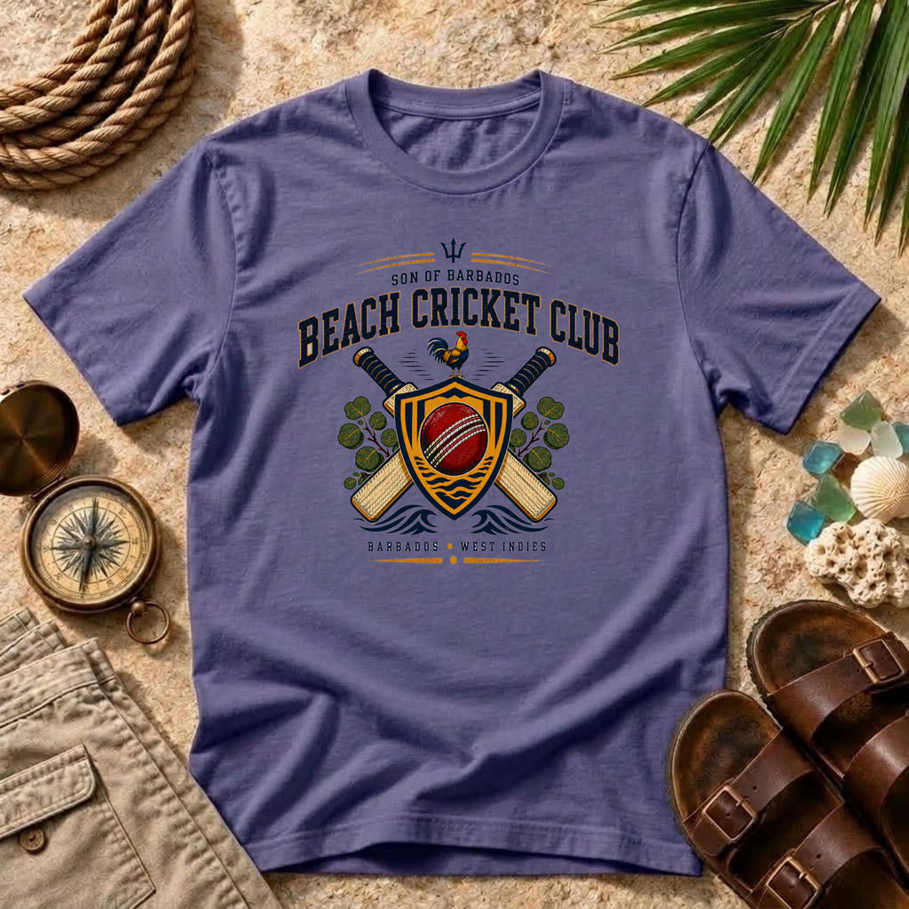 Beach Cricket Club Crest T-Shirt