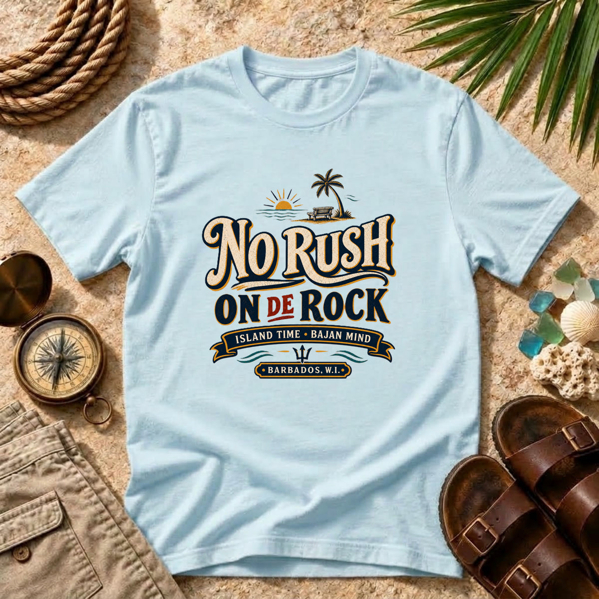 No Rush On De Rock T-Shirt