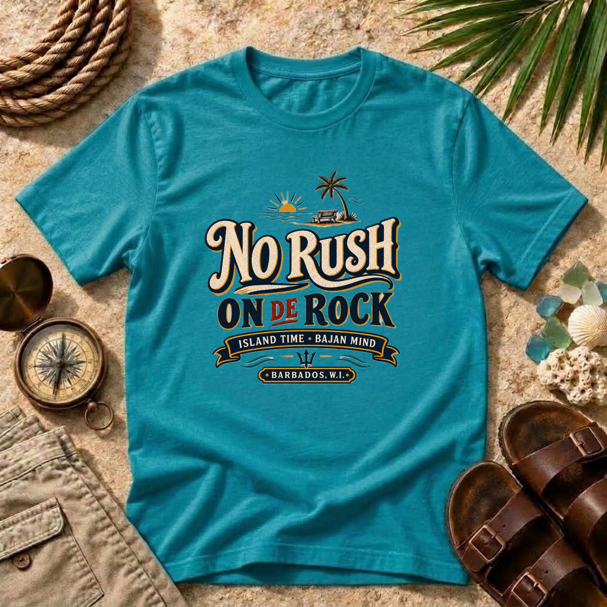No Rush On De Rock T-Shirt