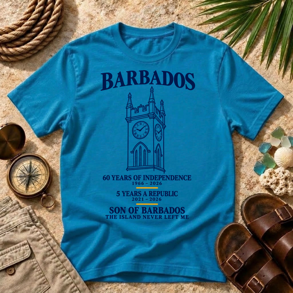 Anniversary Barbados Clock Tower  T-Shirt