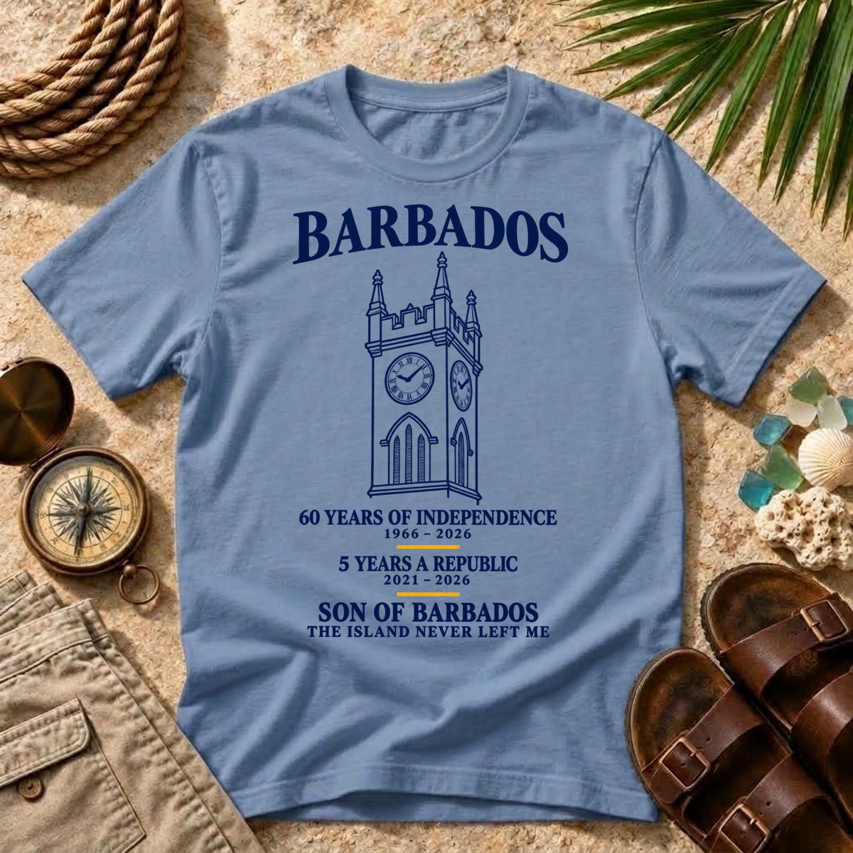 Anniversary Barbados Clock Tower  T-Shirt