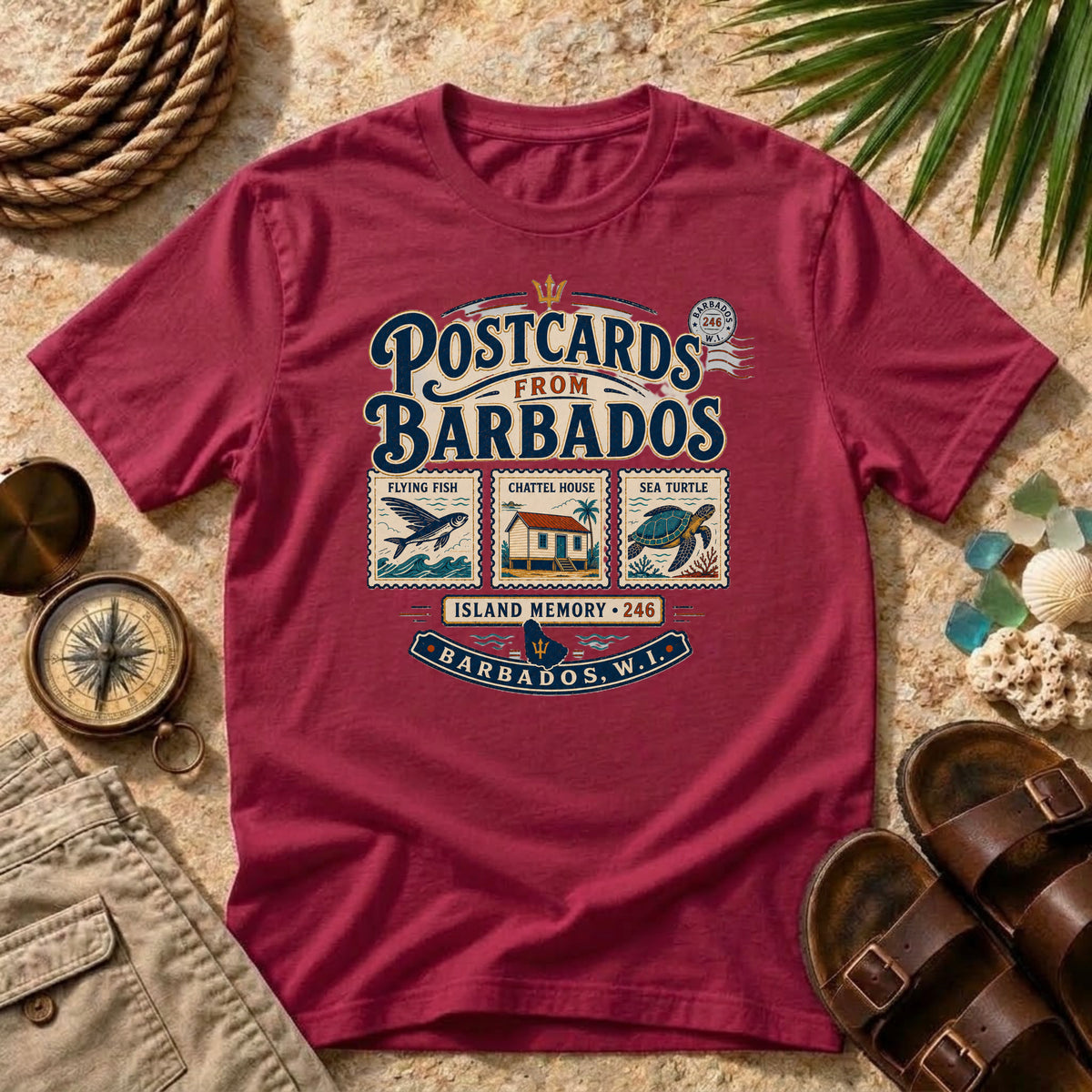 Postcards From Barbados T-Shirt