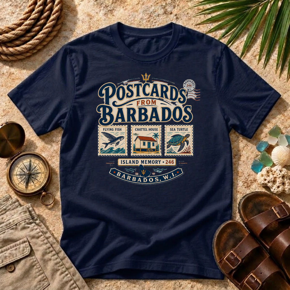Postcards From Barbados T-Shirt