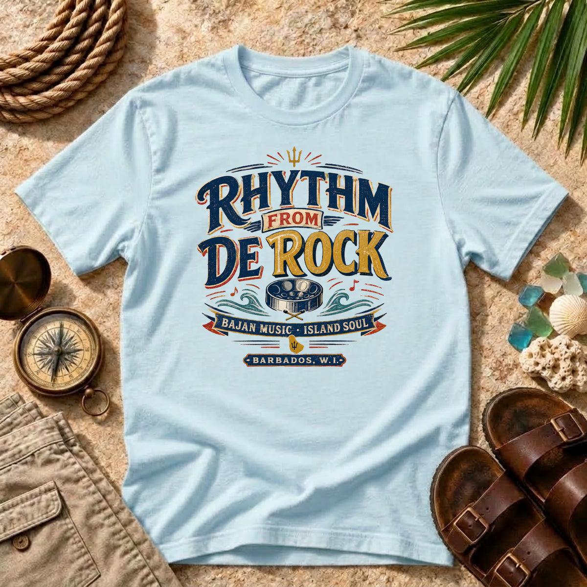 Rhythm From De Rock T-Shirt