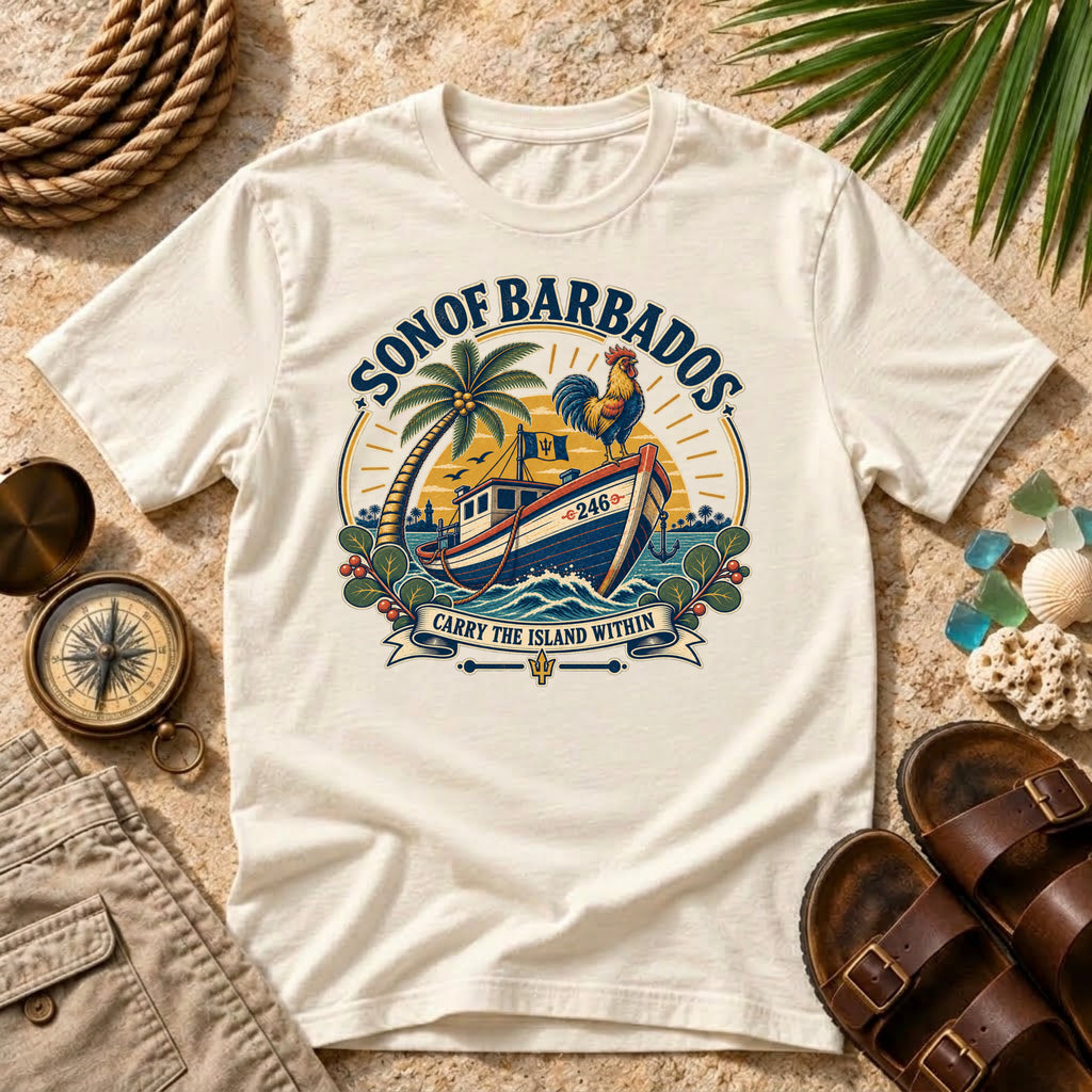 Son Of Barbados Heritage Crest T-Shirt