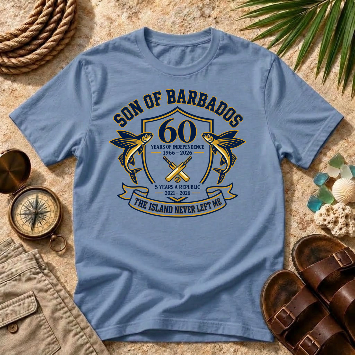 Anniversary Son Of Barbados Crest T-Shirt