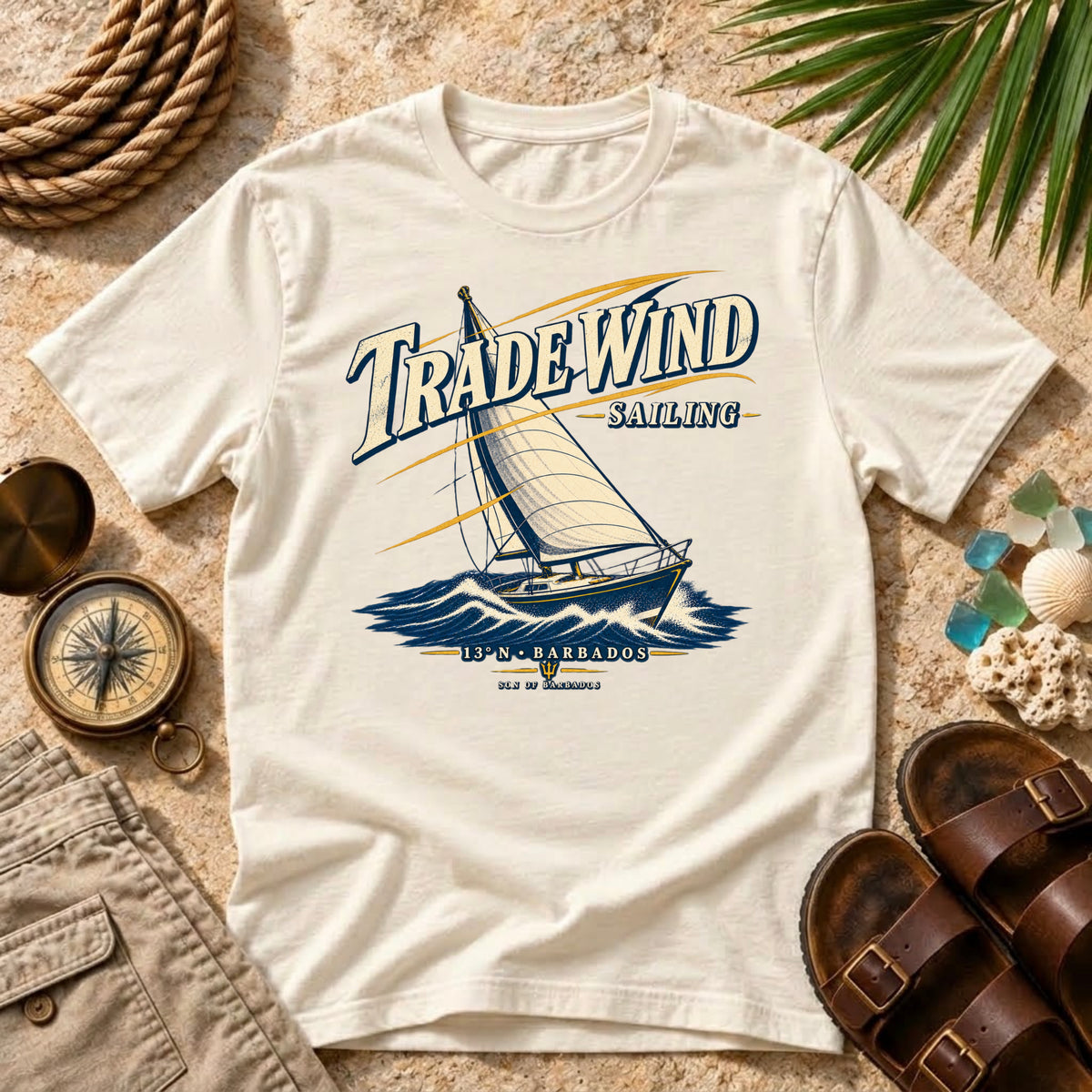 Trade Wind Sailing 13°N T-Shirt