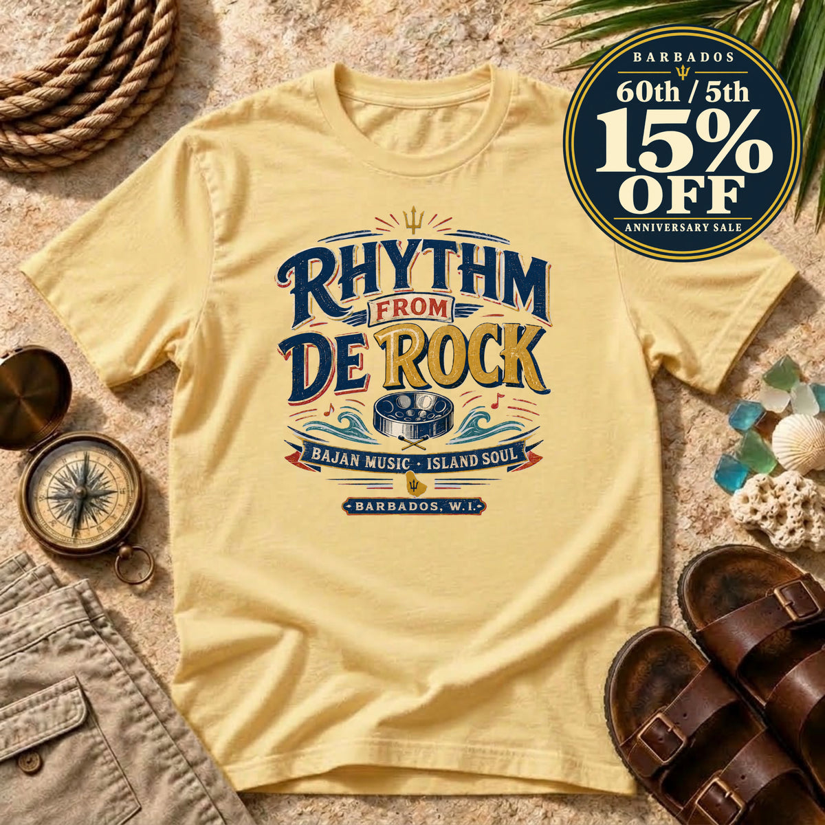 Rhythm From De Rock T-Shirt