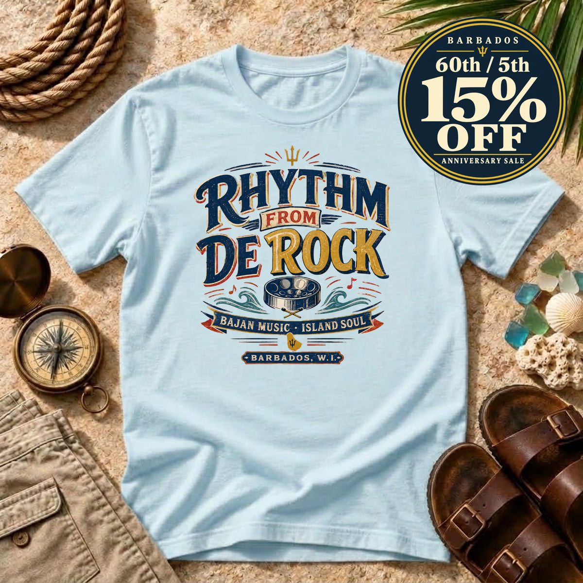 Rhythm From De Rock T-Shirt