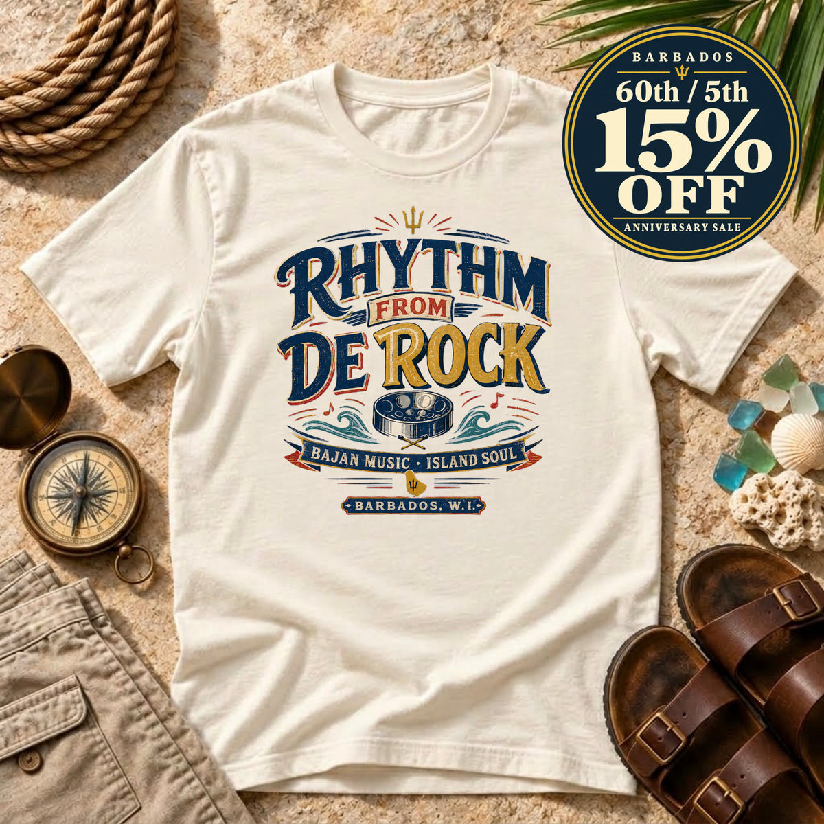 Rhythm From De Rock T-Shirt