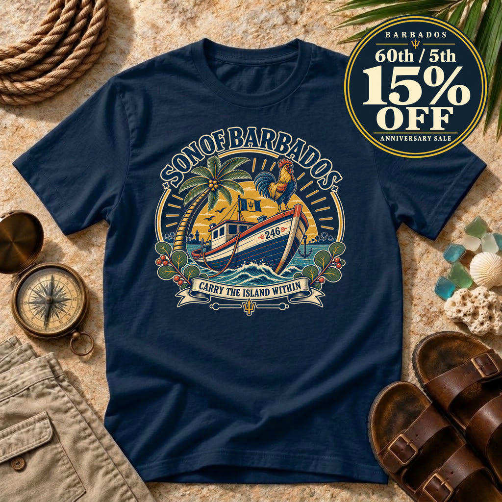 Son Of Barbados Heritage Crest T-Shirt