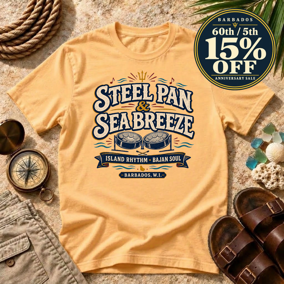 Steel Pan & Sea Breeze T-Shirt
