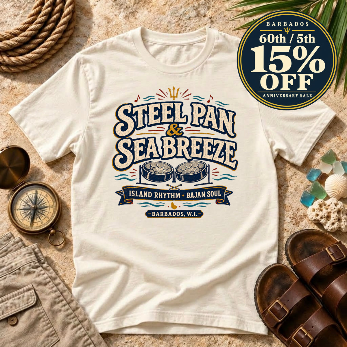 Steel Pan & Sea Breeze T-Shirt